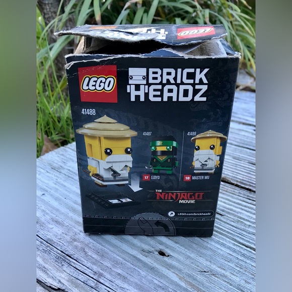 NEW Open Box LEGO BRICKHEADS 41488 Master Wu Large Building Block Figure - Picture 2 of 9